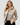 Veste matelassée pour femme avec col et fermeture à boutons