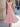 Dame Chiffon Midikjole med Plisseret Nederdel i Polyester til Sommer