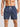 Herre stribede badeshorts med justerbar snøre til sommer