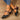 Women's slingback pumps with block heel and pointed toe