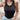 Dame ribstrikket tanktop med indbygget bh til sommer