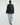 Veste oversize pour femme en aspect cuir avec fermeture zippée