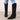 Women’s Knee-High Western Cowboy Boots with Rhinestones and Block Heels
