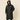 Imperméable long pour homme avec capuche et boutons-pression