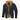 Men’s Lined Hooded Jacket with Checkered Detail and Zipper