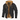 Men’s Lined Hooded Jacket with Checkered Detail and Zipper