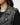 Women's denim vest in biker style with belt