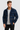 Men’s Quilted Overshirt with Checks and Chest Pockets