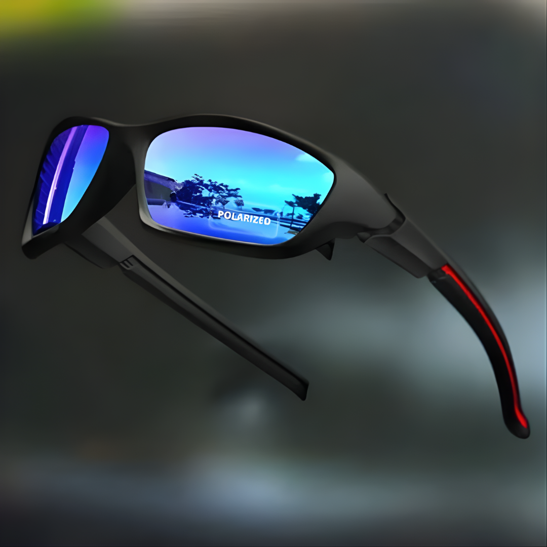 Lunettes de soleil à verres polarisés avec protection UV400 - Bleu