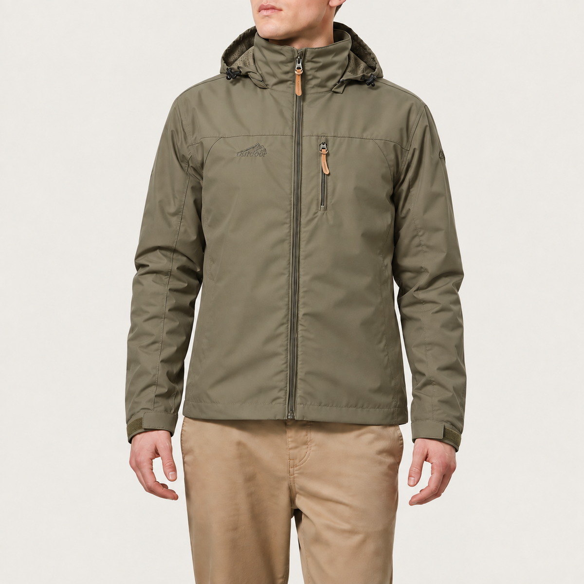 Veste outdoor imperméable et coupe-vent pour homme