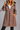 Women's Long Windbreaker Jacket with Hood and Zipper