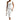 Midi bodycon kjole i polyester med asymmetrisk skulder til sommer