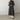 Long trench coat for women with a tie belt and relaxed fit