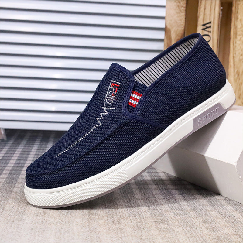 Zapatillas deportivas sin cordones de lona para hombre - Ordenar / EU 43/UK 9/US 10