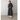 Long trench coat for women with a tie belt and relaxed fit