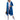 Long blazer coat with lapels and an open front