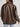 Women's oversized bomber jacket with a leather look and zipper