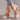 Women's Peep-Toe Pumps with Cutouts and Mid-Heel