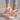 Women's Peep-Toe Pumps with Cutouts and Mid-Heel