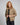 Veste pour femme en aspect daim à col montant