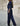 Ensemble blazer rayé pour femme avec pantalon