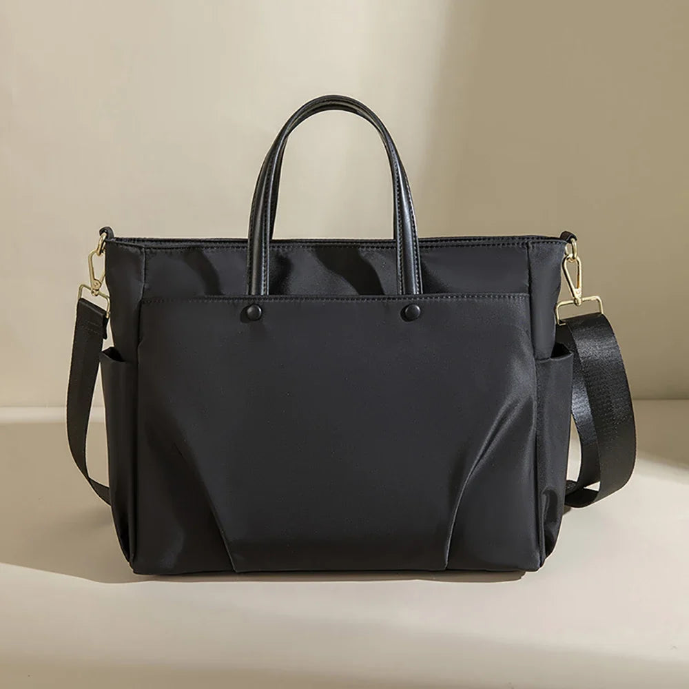 Bolso de trabajo para mujer con compartimento para portátil y correa para el hombro - Ordenar / 37-29-cm