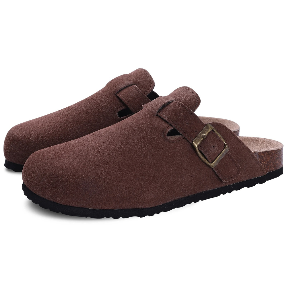 Sabots pour femme avec boucle et semelle intérieure anatomique - Rød / EU 36/UK 3.5/US 6