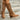 Women's cowboy boots with embroidery and block heels