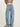 Women's cargo jeans with wide legs and multiple pockets