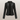 Veste biker pour femme avec fermeture zippée et col montant