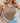 Dame ribstrikket tanktop med indbygget bh til sommer