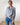 Ladies’ oversized knitted blouse with boat neck