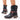 Women's Ankle Boots with Braided Straps and Block Heels