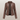 Veste biker pour femme avec fermeture zippée et col montant