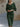 Women's Knitted Midi Dress with Batwing Sleeves and Boat Neckline