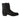 Botas camperas de cuero negro para hombre | Bota western clásica