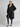 Long raincoat with hood and loose fit